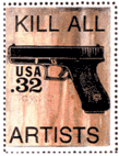 Kill All Artists Stamp