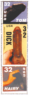 Tom Dick and Hairy Stamps